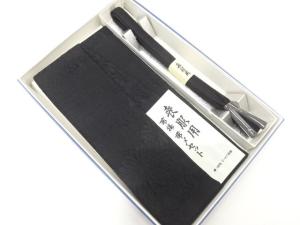 未使用品　正絹　喪服用　手組帯締め・帯揚げセット